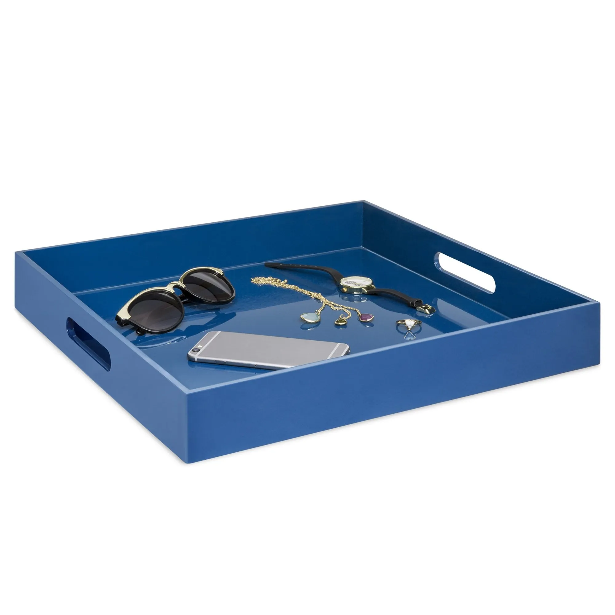 16x16in Decorative Catch-All Valet Serving Tray