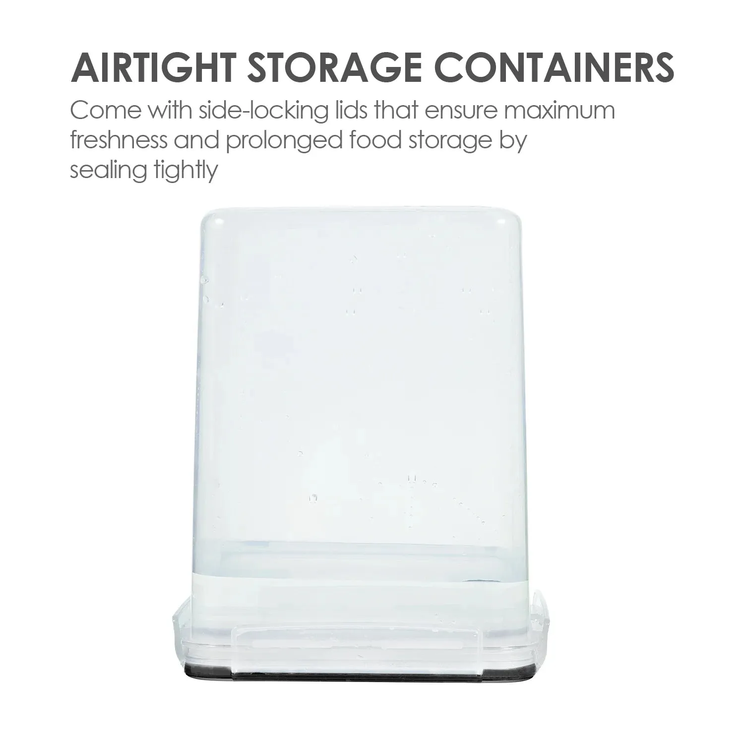 Airtight Storage Canisters, Vtopmart 4 Pcs Large Food Storage Container for Flour, Sugar, 5.2L/176oz