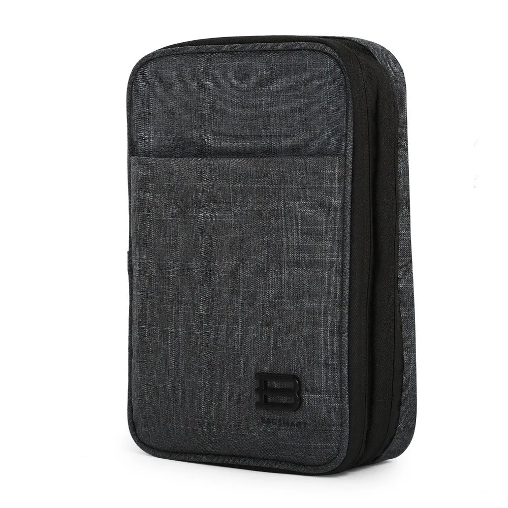 BAGSMART Electronic Travel Accessories Nylon For SD Card USB Cable Kindle iPad Charger Portable Accessories Bag