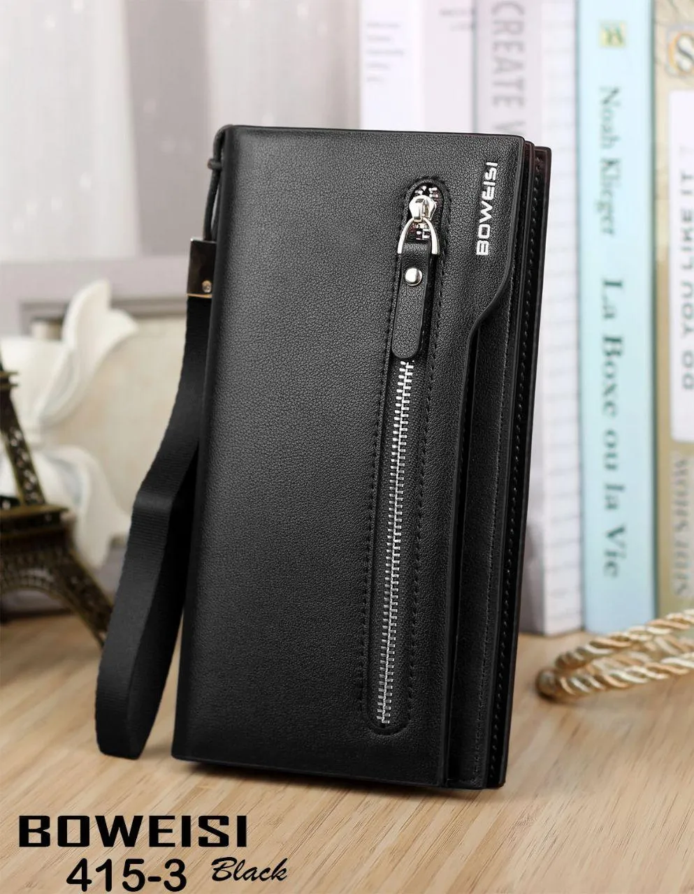 BOWEISI LONG WALLET MEN FASHION Unisex