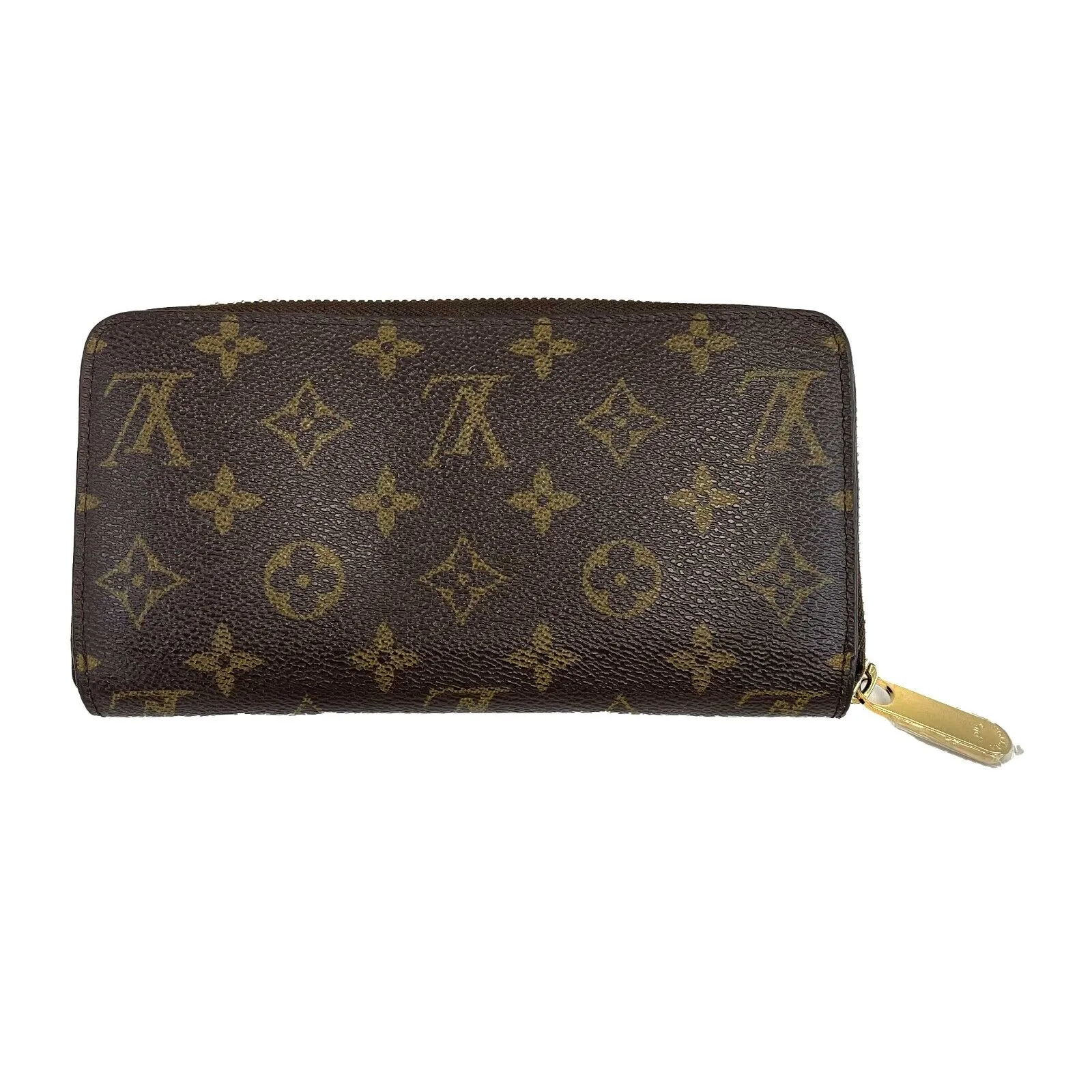 Louis Vuitton - LV Brown / Tan Monogram Zip Around Zippy Wallet