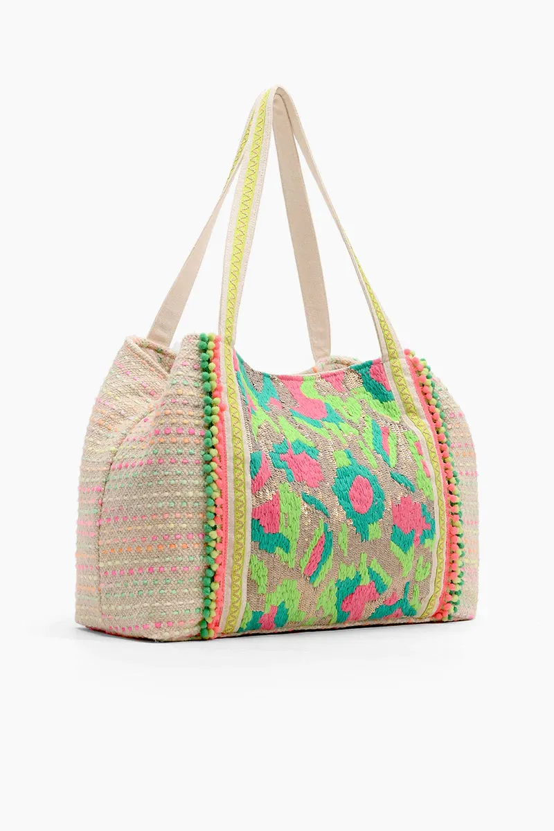 Neon Camo Cool Tote