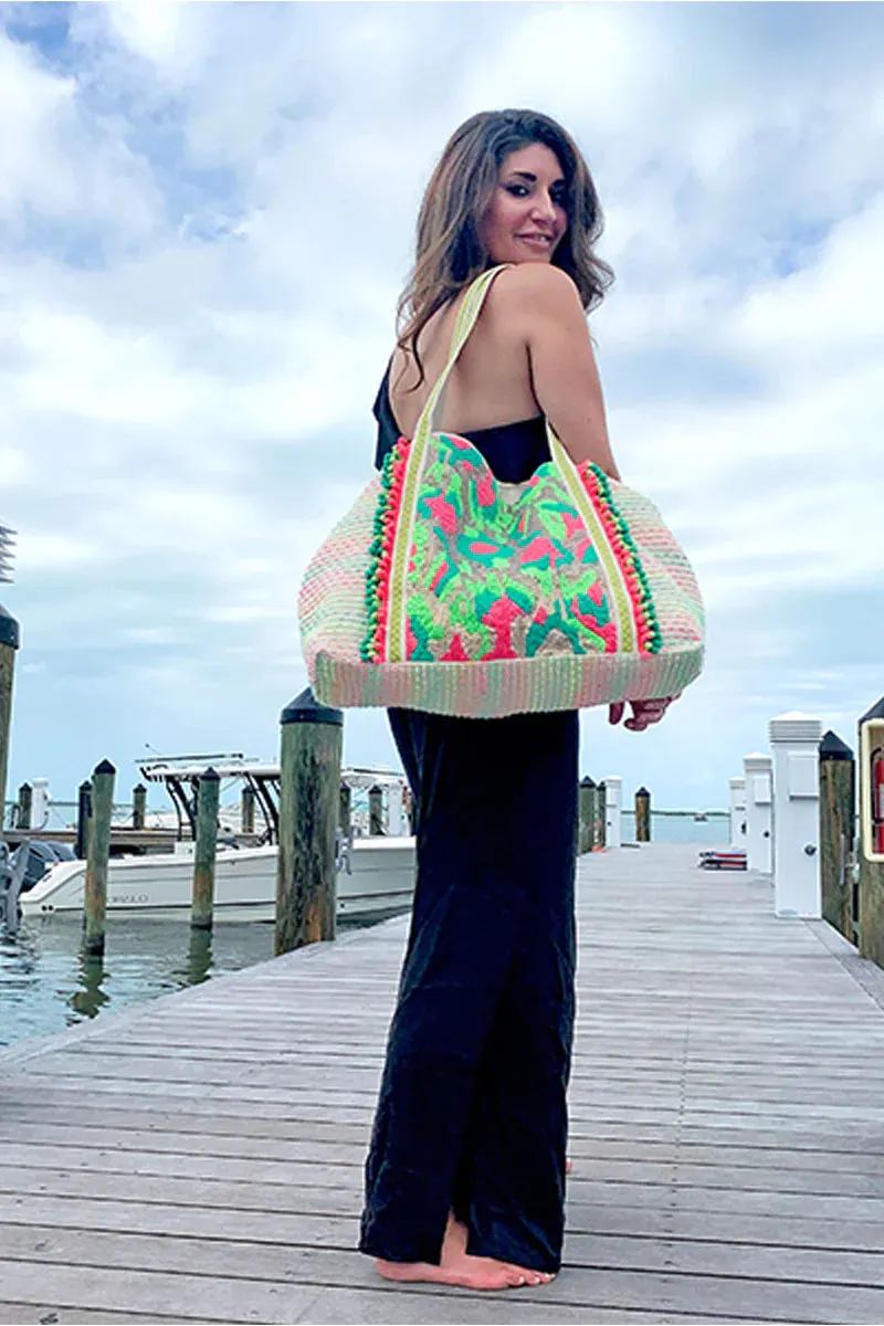 Neon Camo Cool Tote
