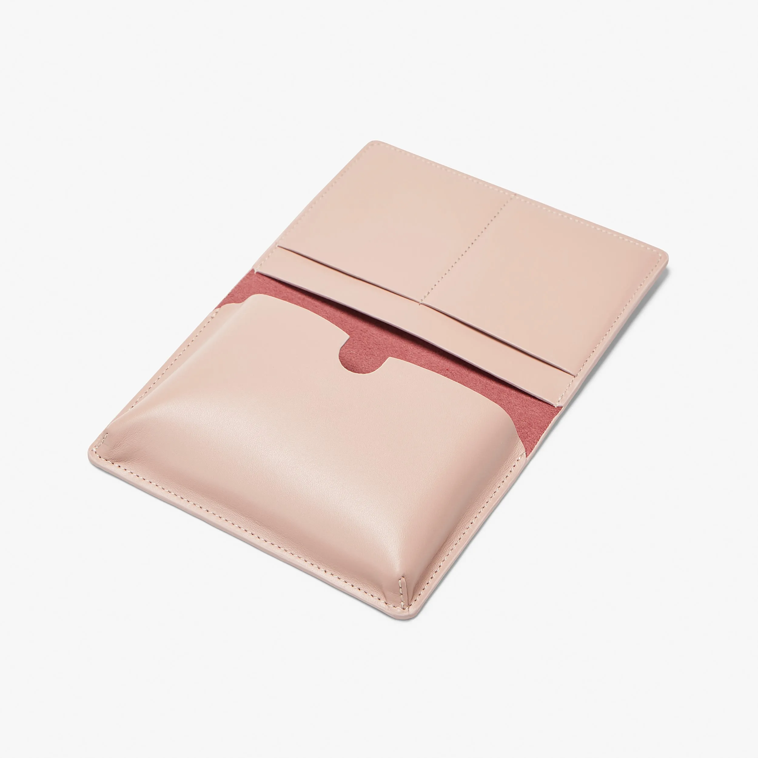Passport Holder - Kidskin :: Light Rose