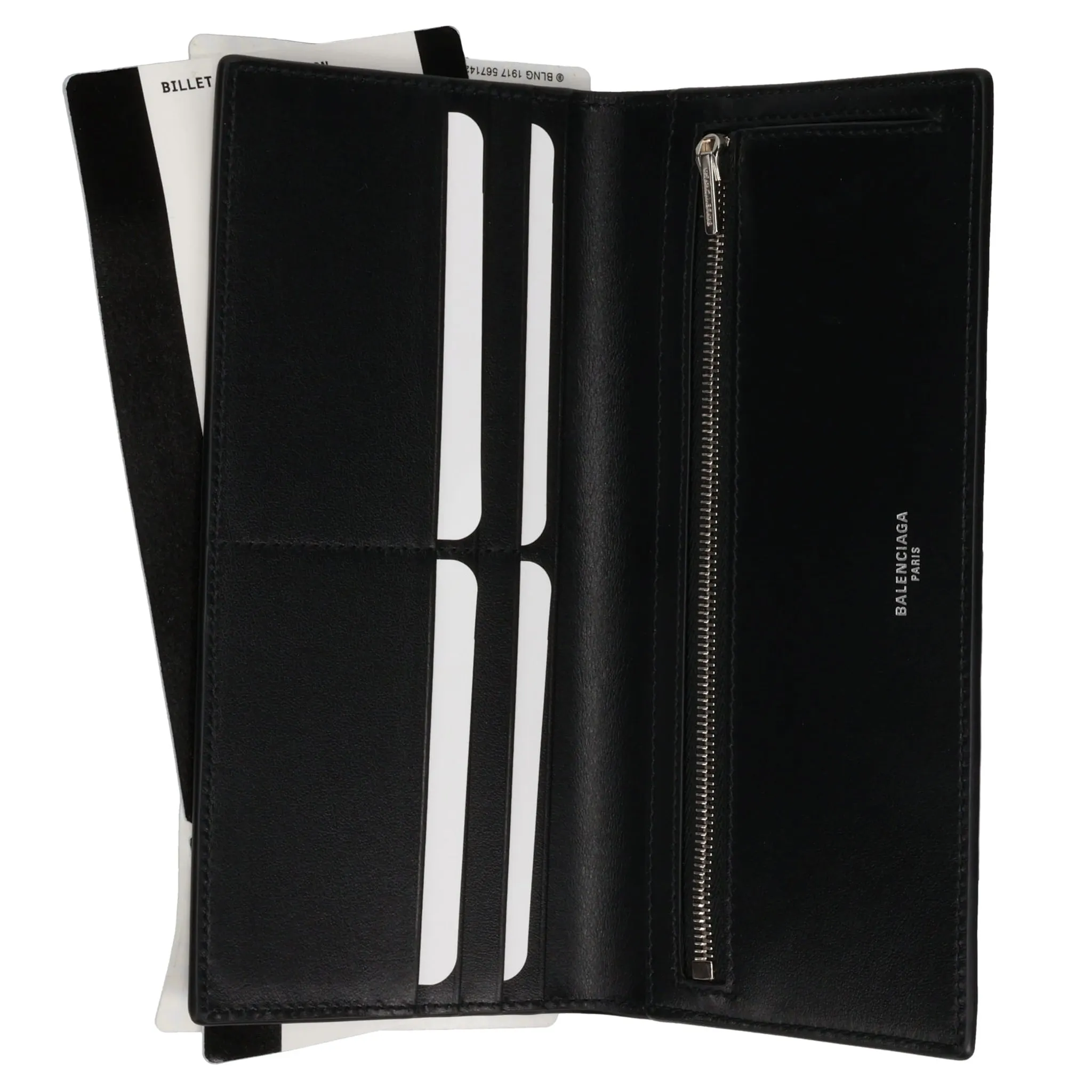 PASSPORT LONG WALLET 2 TICKETS / 1000:BLACK