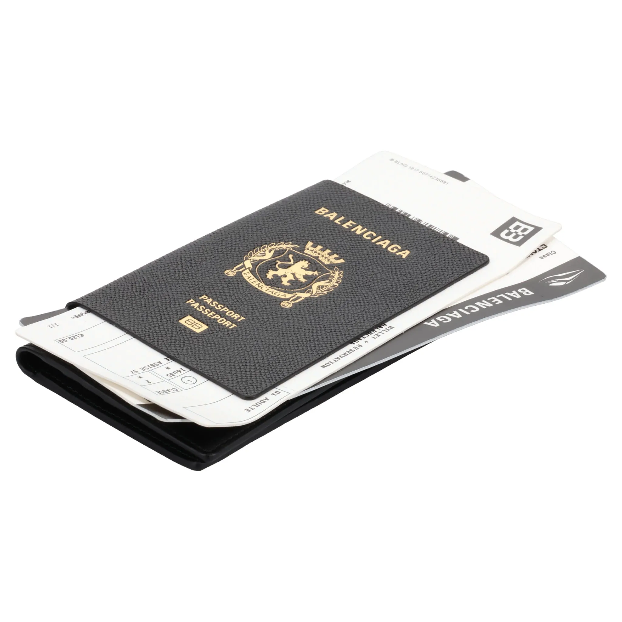 PASSPORT LONG WALLET 2 TICKETS / 1000:BLACK