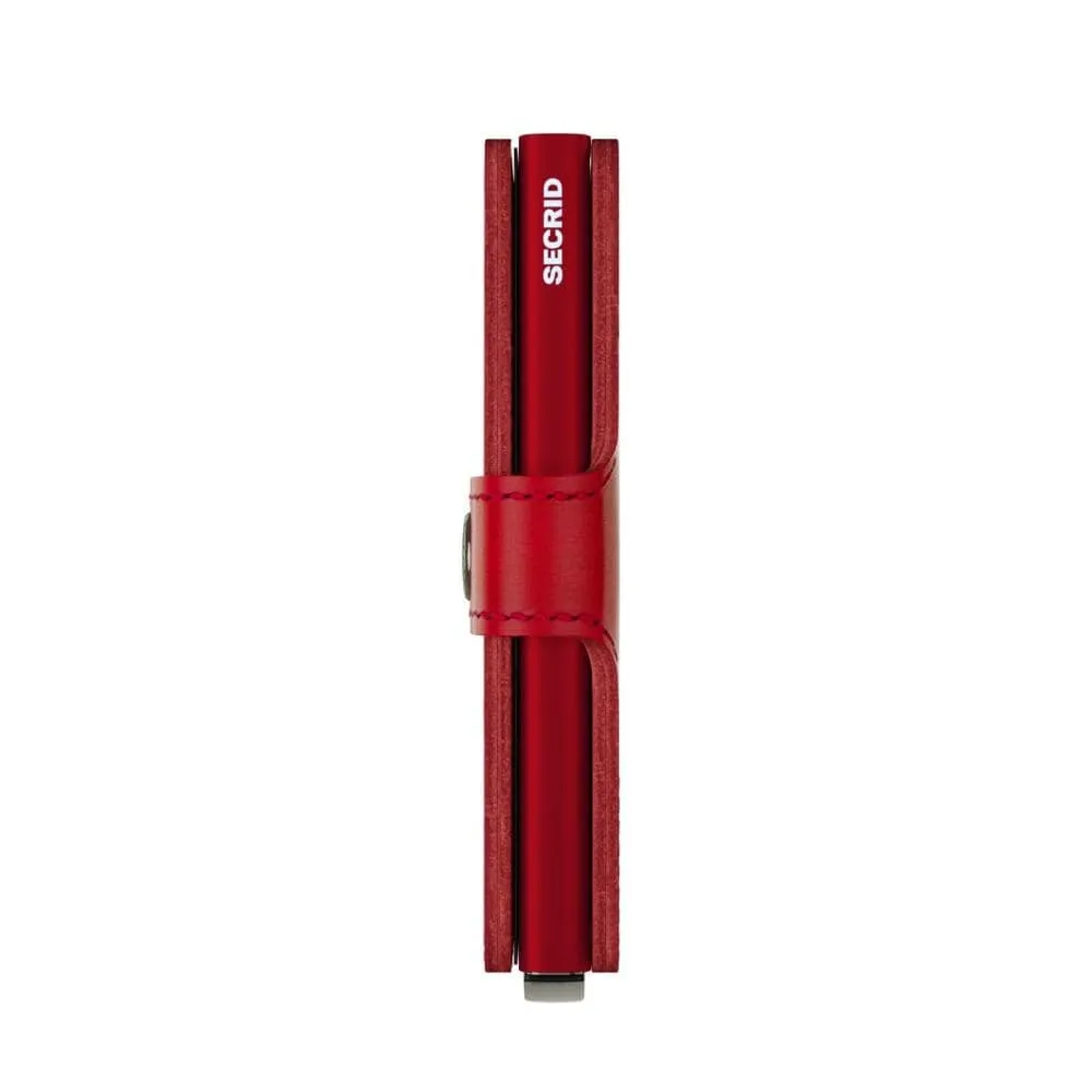 Secrid Mini Wallet- Original Red-Red