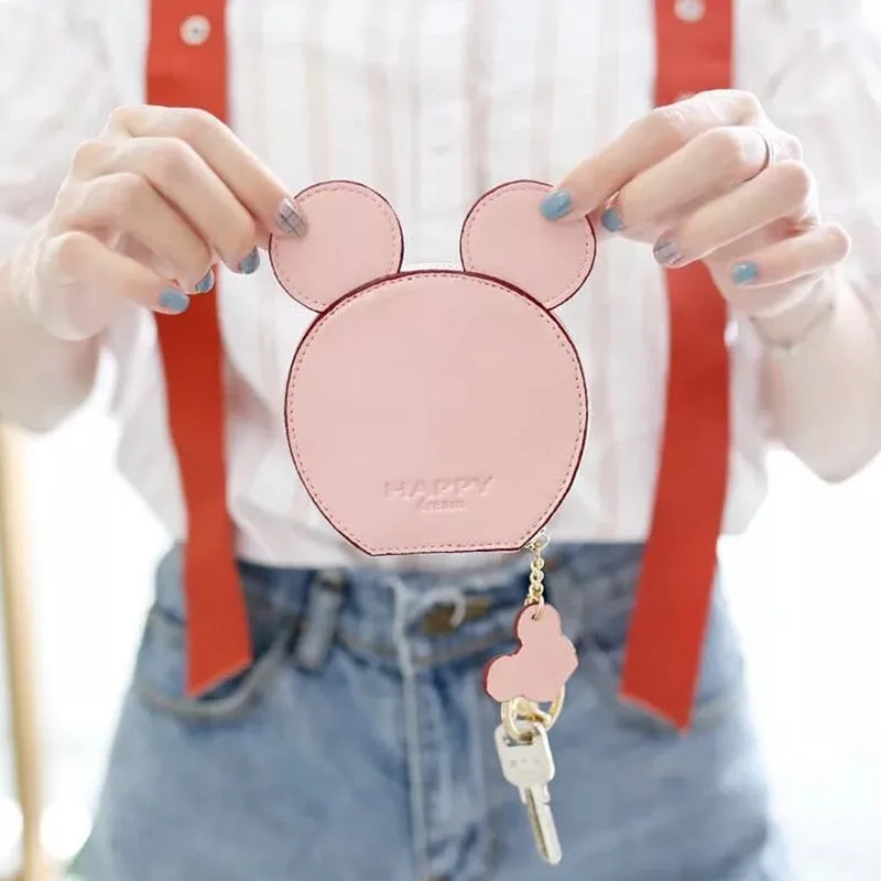Women Small Cute Cartoon kawaii Card Holder Wallets